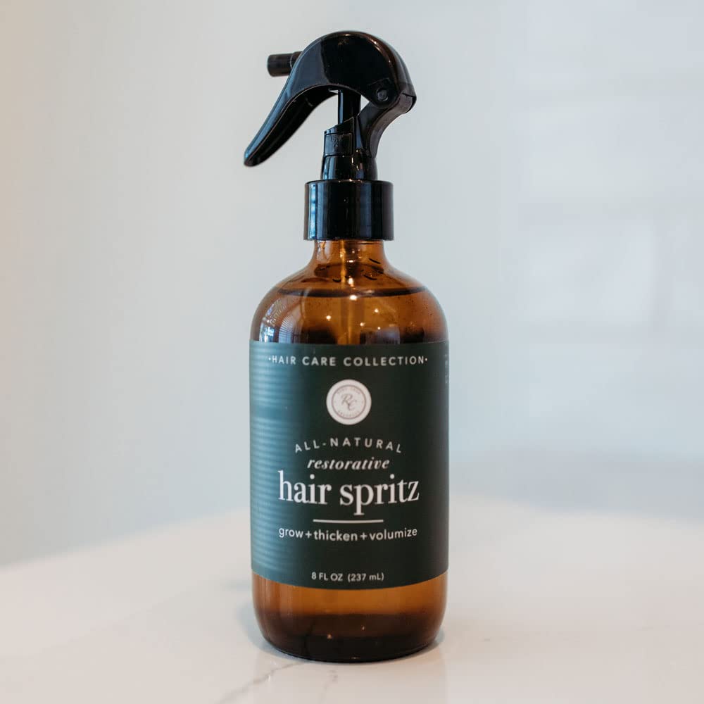 Rowe Casa Organics Restorative Hair Spritz with Witch Hazel & Therapeutic Essential Oils - 8 Fl Oz