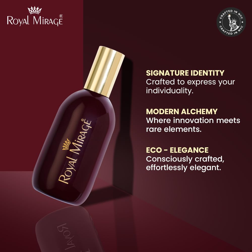 Royal Mirage Original Eau de Cologne for Men – Bergamot & Jasmine, 120ml | Premium Long-Lasting Scent