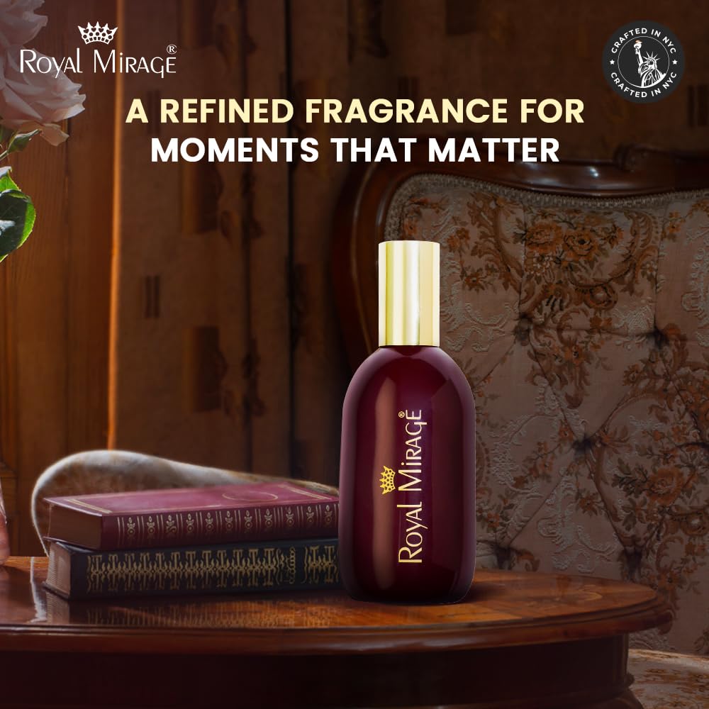 Royal Mirage Original Eau de Cologne for Men – Bergamot & Jasmine, 120ml | Premium Long-Lasting Scent
