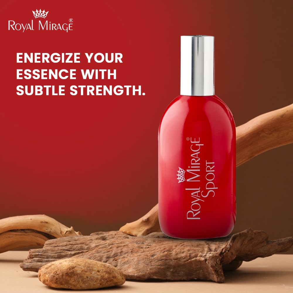 Royal Mirage Sport Eau de Cologne – Fresh Green & Floral, 120ml