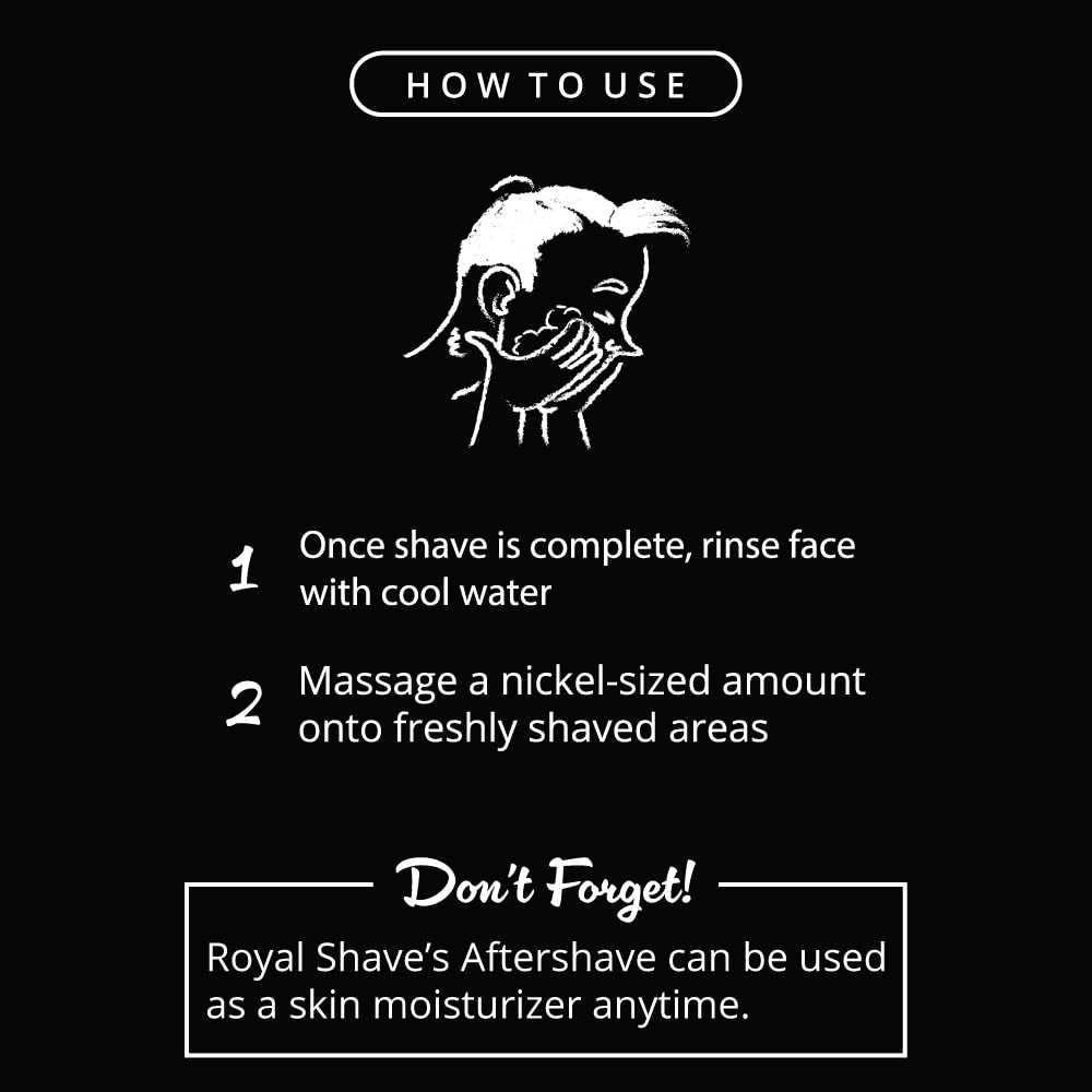 Royal Shave Aftershave Lotion – Soothing, Hydrating Post-Shave Balm (UK Made)