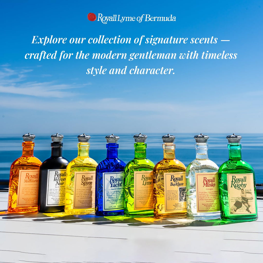 Royall Muske Cologne by ROYALL LYME – Classic Bay Rum Scent for Men, 4oz