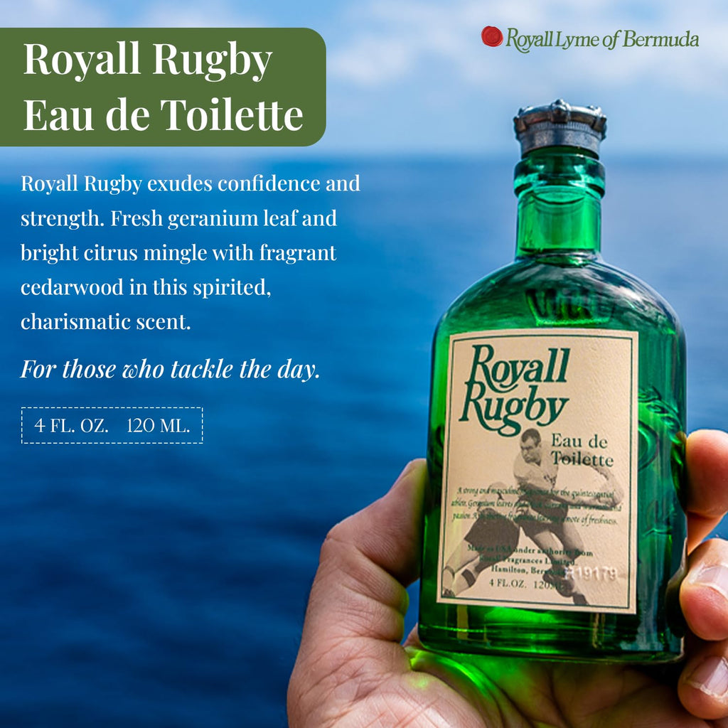 Royall Rugby by Royall Fragrances EDT Spray 4 Oz – New Packaging | ROYALL LYME