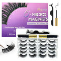 Royaomis 10 Pairs Cat-Eye Magnetic Eyelashes with Eyeliner – Natural Look & All-Day Hold