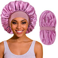 ROYBENS Silk Double-Layer Satin Sleep Bonnet – Large & Reversible