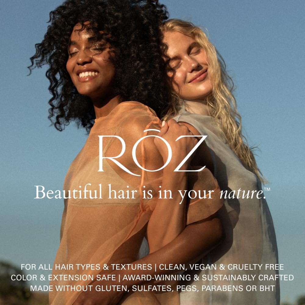 RŌZ Foundation Conditioner | Hydrating Ceramides, Pea Peptides | All Hair Types | Vegan