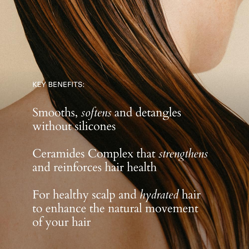 RŌZ Foundation Conditioner | Hydrating Ceramides, Pea Peptides | All Hair Types | Vegan