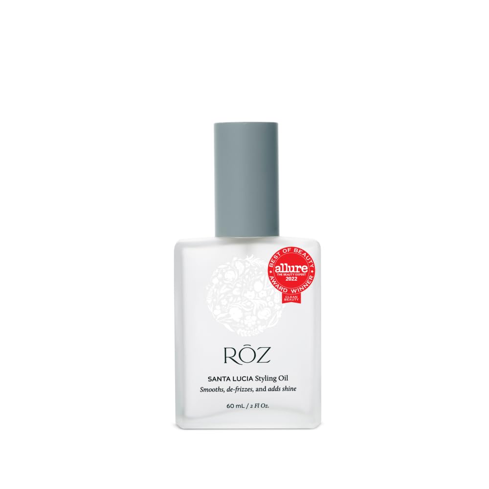 RŌZ Santa Lucia Styling Oil – 2 fl oz / 60 ml | Lightweight Hair Oil for All Hair Types, Frizz Control & Shine