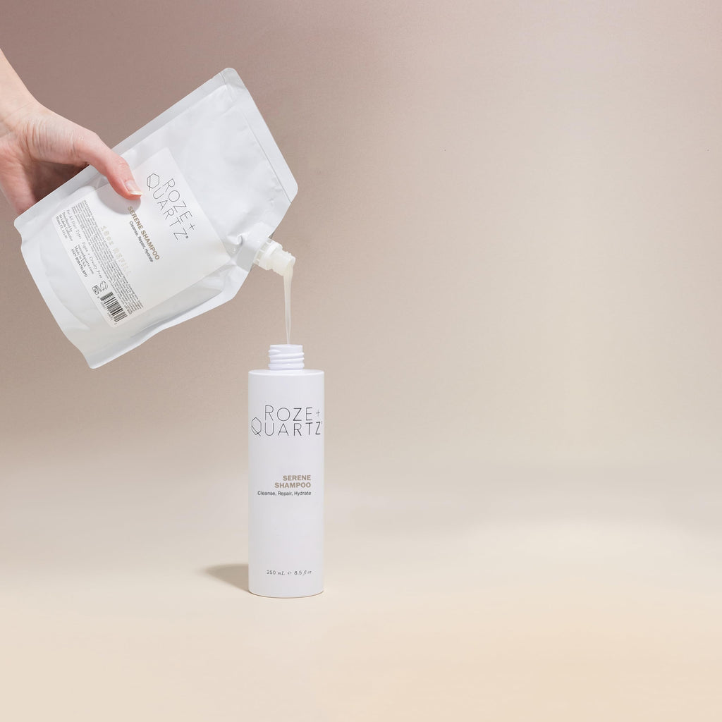 Roze + Quartz Serene Shampoo with Facet Fix Bond Builder (30ml)