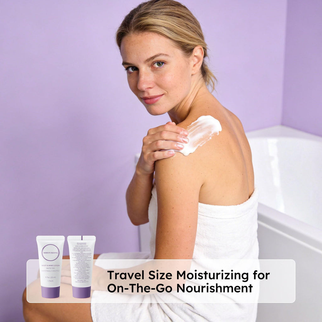 RSQAZQ Travel Size Body Lotion – 200-Pack 0.7 oz Tubes