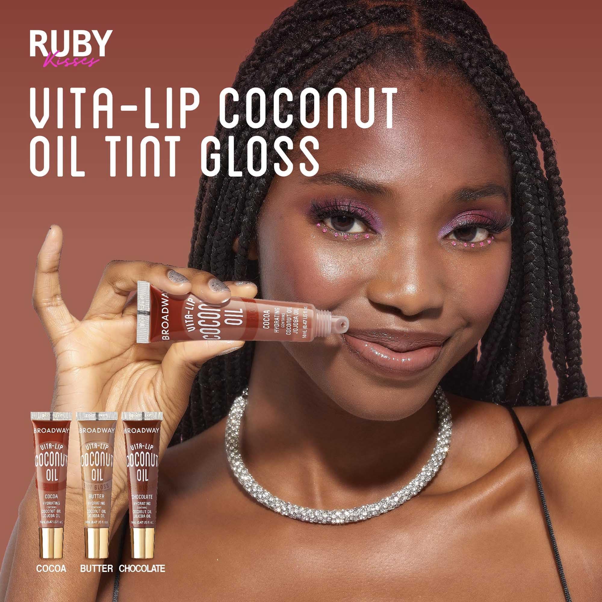 Ruby Kisses Broadway Vita-Lip Gloss Set (11-Pack) Ultra-Hydrating, High-Shine Lip Gloss