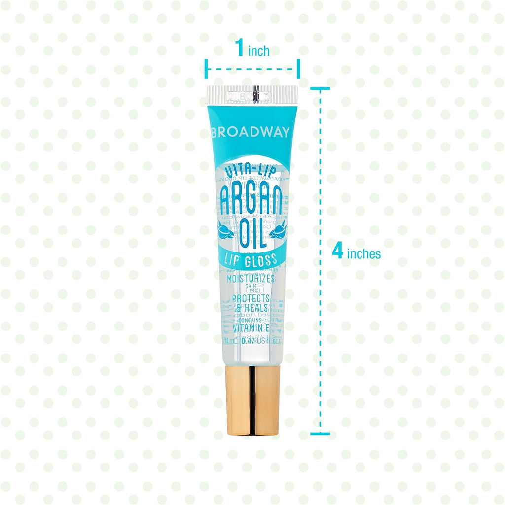 Ruby Kisses Broadway Vita-Lip Clear Lip Gloss (8 Pack) – Ultra Hydrating & High Shine