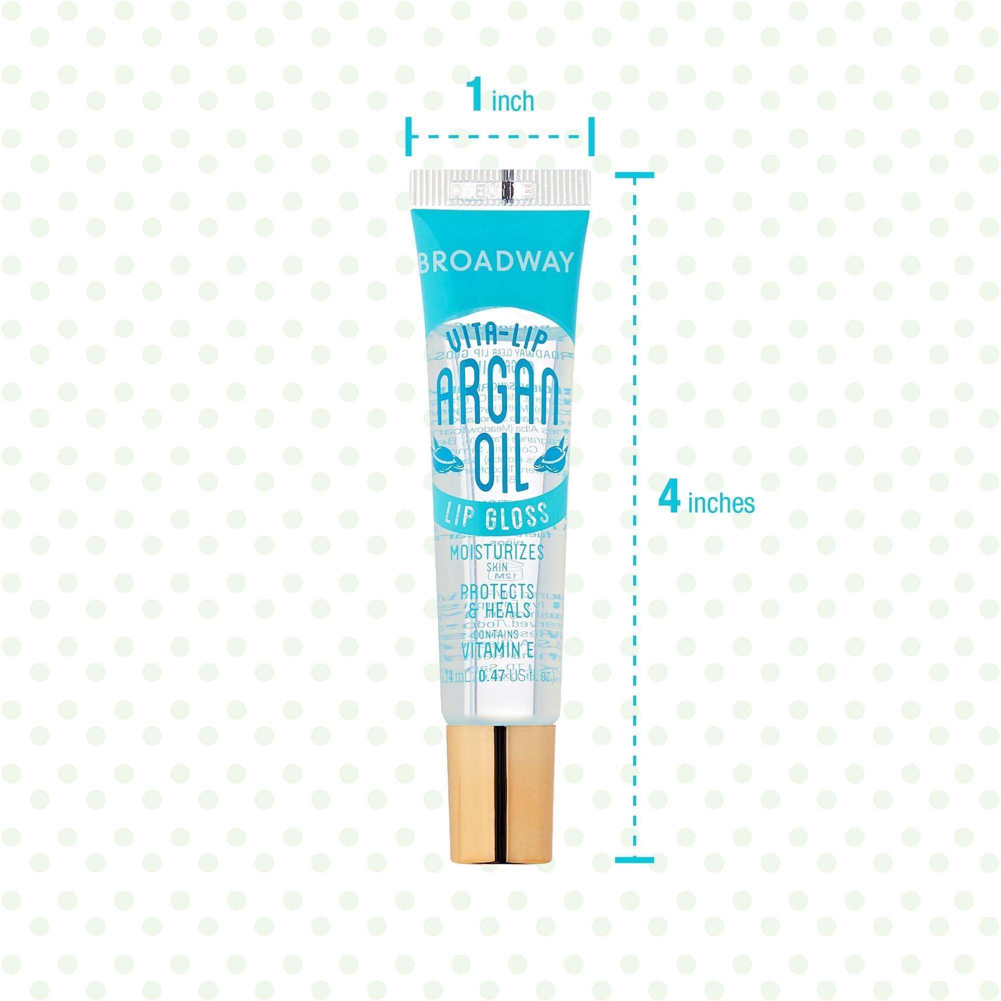 Ruby Kisses Broadway Vita-Lip Clear Lip Gloss (8 Pack) – Ultra-Hydrating, High-Shine, Non-Sticky