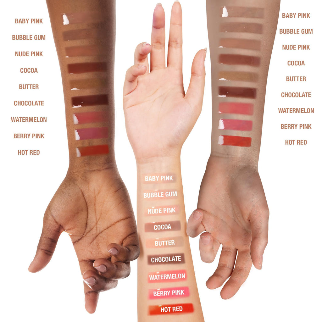 Ruby Kisses Broadway Vita-Lip Gloss Set (11-Pack) Ultra-Hydrating, High-Shine Lip Gloss
