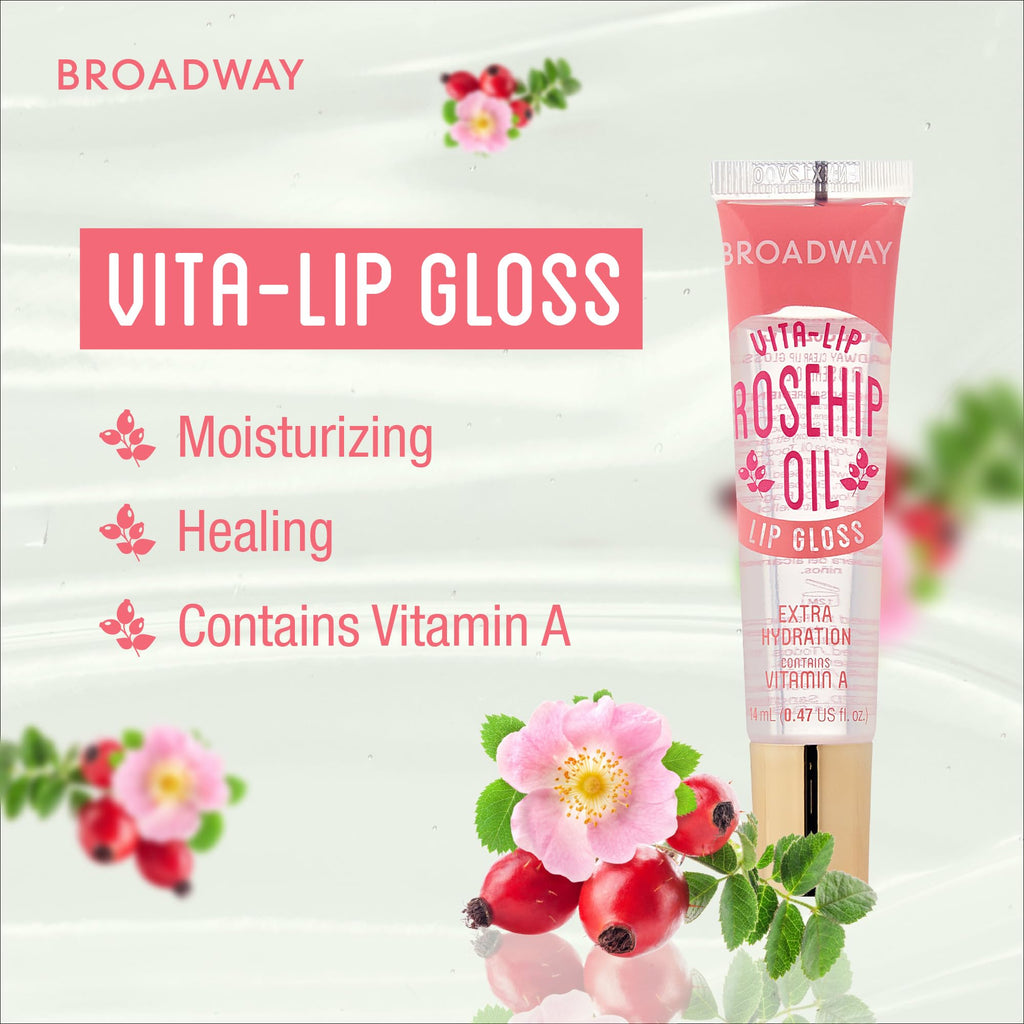 Ruby Kisses Broadway Vita-Lip Gloss Set (11-Pack) Ultra-Hydrating, High-Shine Lip Gloss