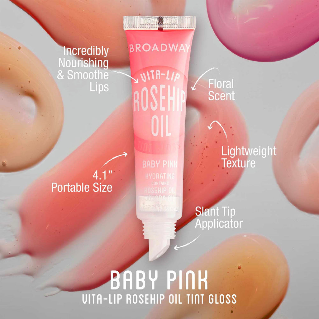 Ruby Kisses Broadway Vita-Lip Gloss Set (11-Pack) Ultra-Hydrating, High-Shine Lip Gloss
