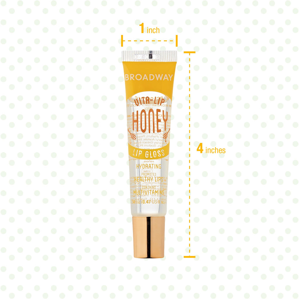 Ruby Kisses Broadway Vita-Lip Clear Lip Gloss (10 Pack) – Hydrating, High-Shine, Vitamin-Enriched Lip Gloss