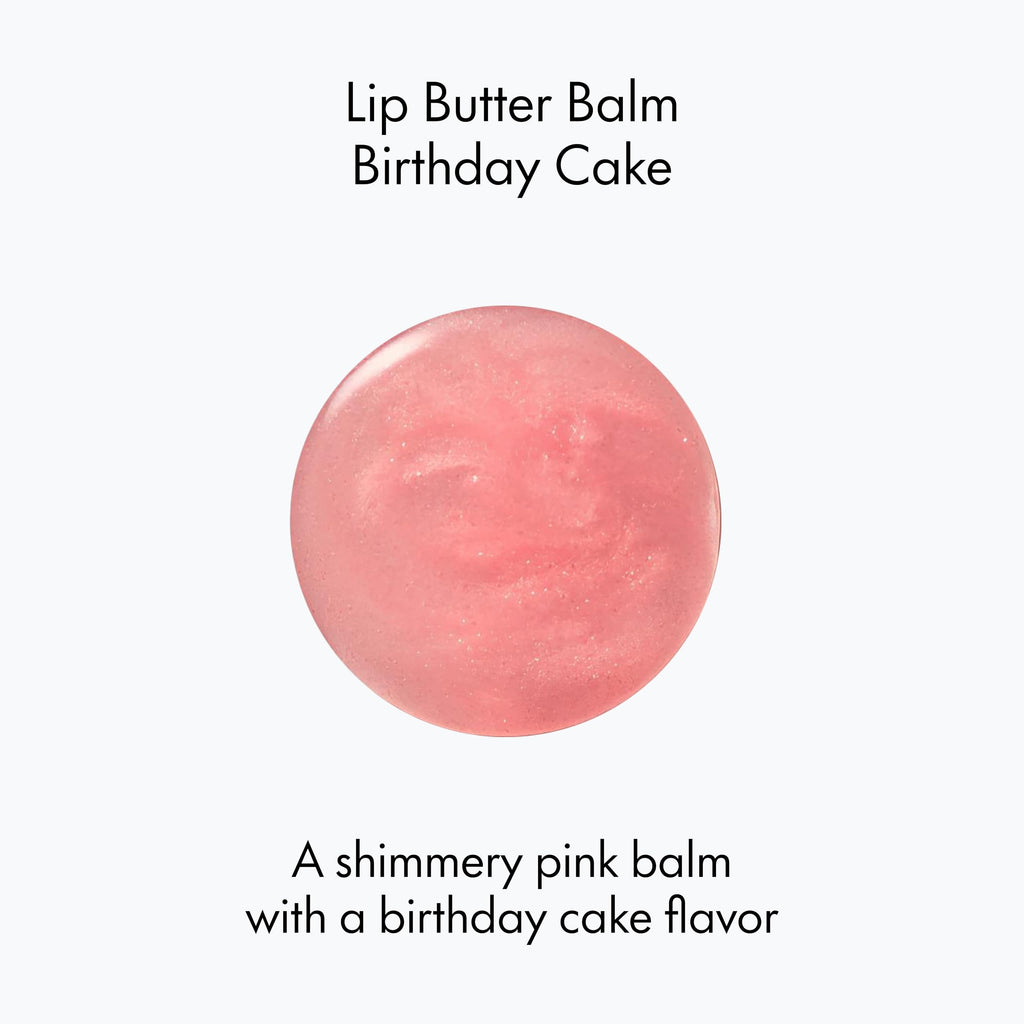 Ruby & Millie Tinted Lip Balm Birthday Cake – Hydrating Vegan Lip Butter 0.5 Oz