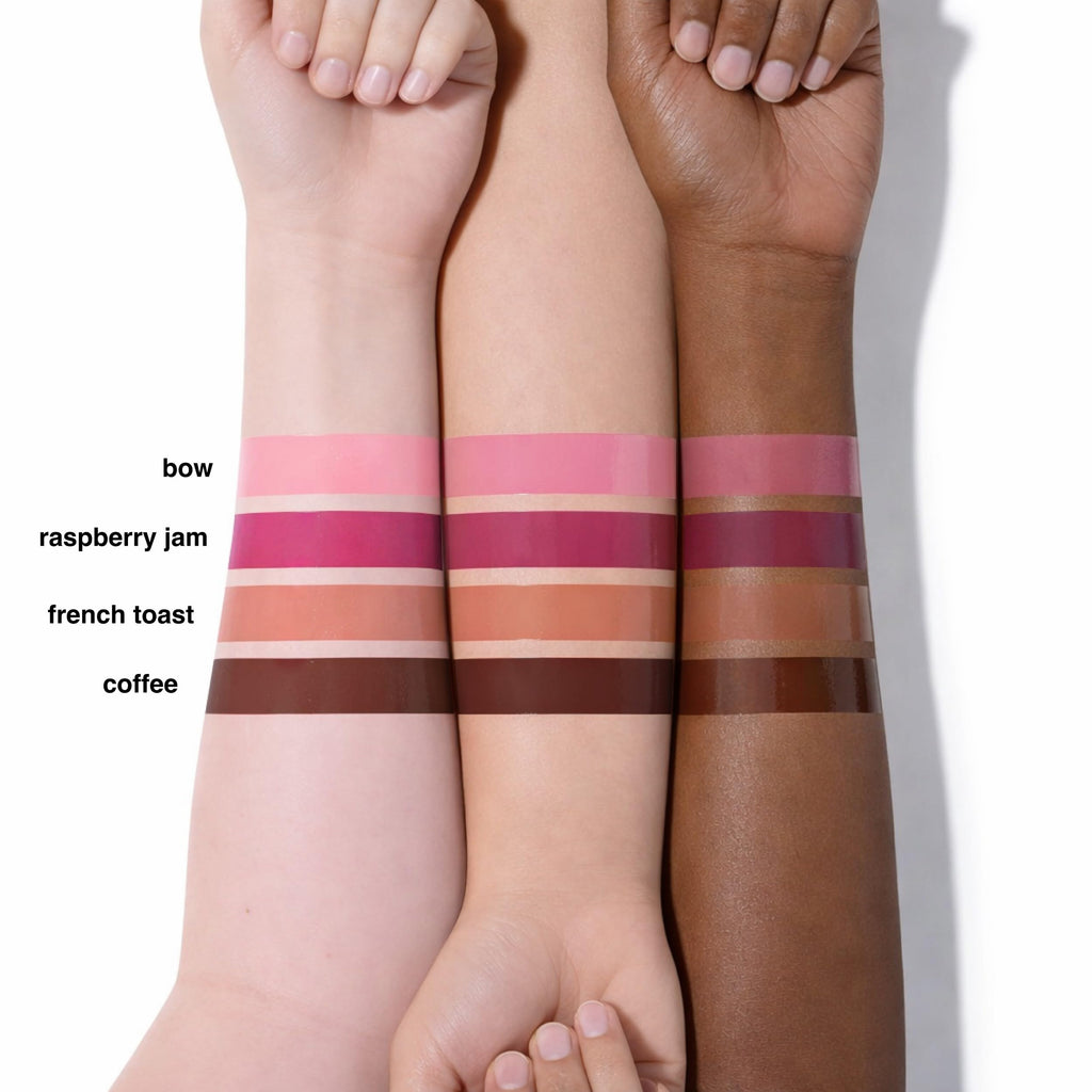 Ruby & Millie Peptide Lip Treatment – Lip Tint & Plumping Gloss Duo (Bow & Coffee) 0.3 Fl oz x2