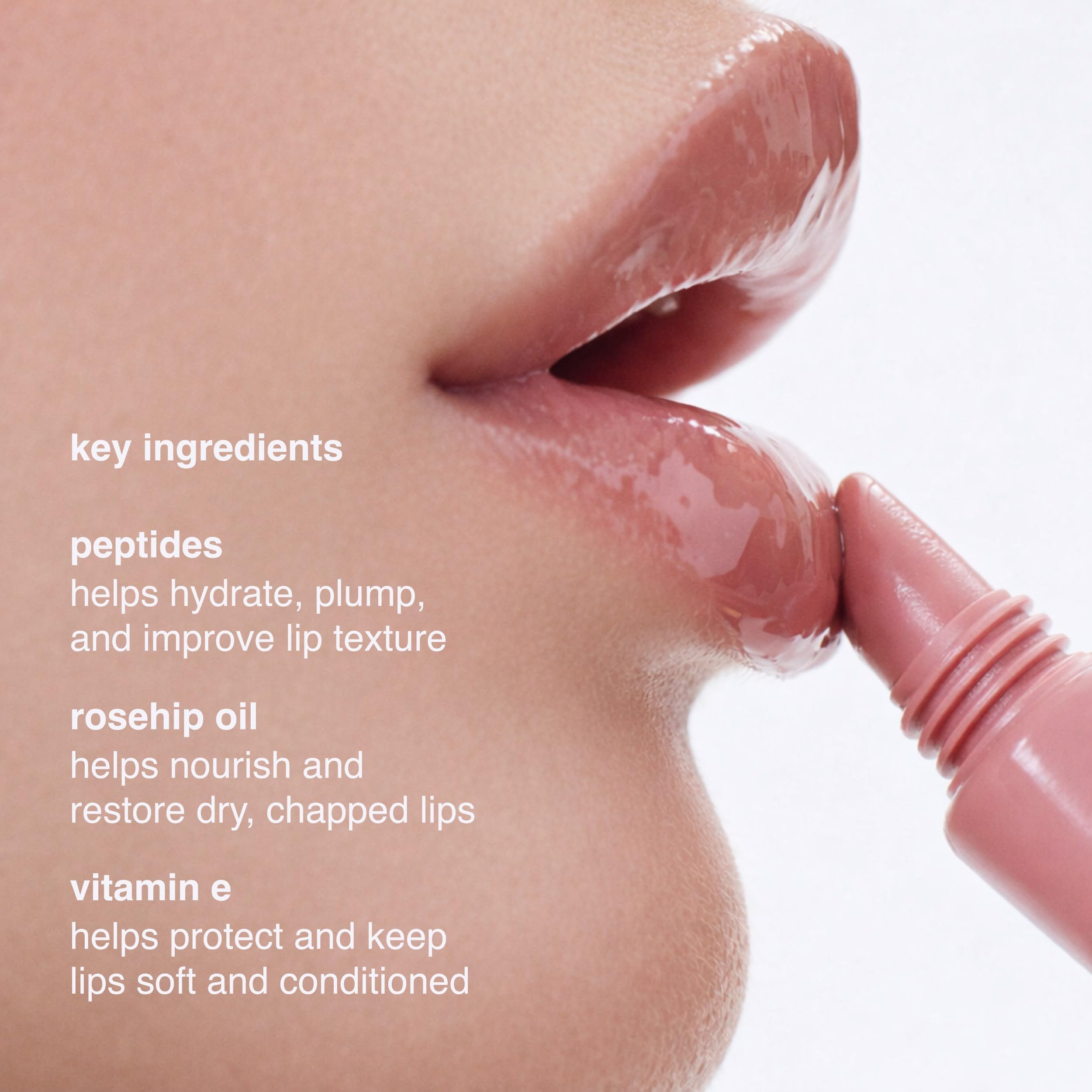 Ruby & Millie Peptide Lip Treatment & Tint – Plumping Gloss & Youthful Replenisher Serum (4 × 0.3 oz)