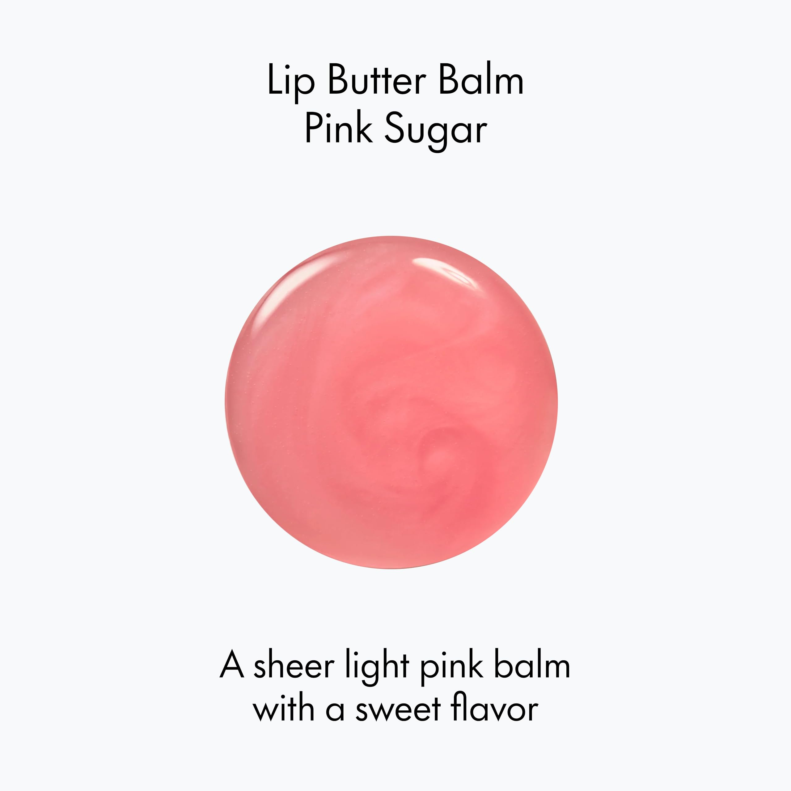 Ruby & Millie Tinted Lip Balm Pink Sugar – Hydrating Lip Butter, 0.5 oz, Vegan