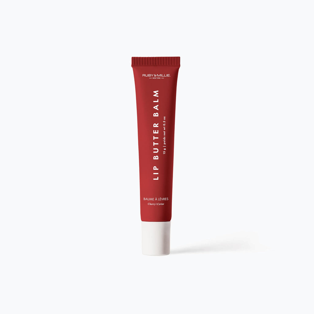 Ruby & Millie Cherry Tinted Lip Balm | Hydrating Glossy Lip Butter (0.5 oz)