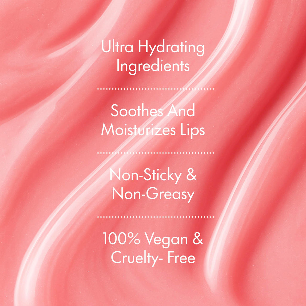 Ruby & Millie Tinted Lip Balm Pink Sugar – Hydrating Lip Butter, 0.5 oz, Vegan