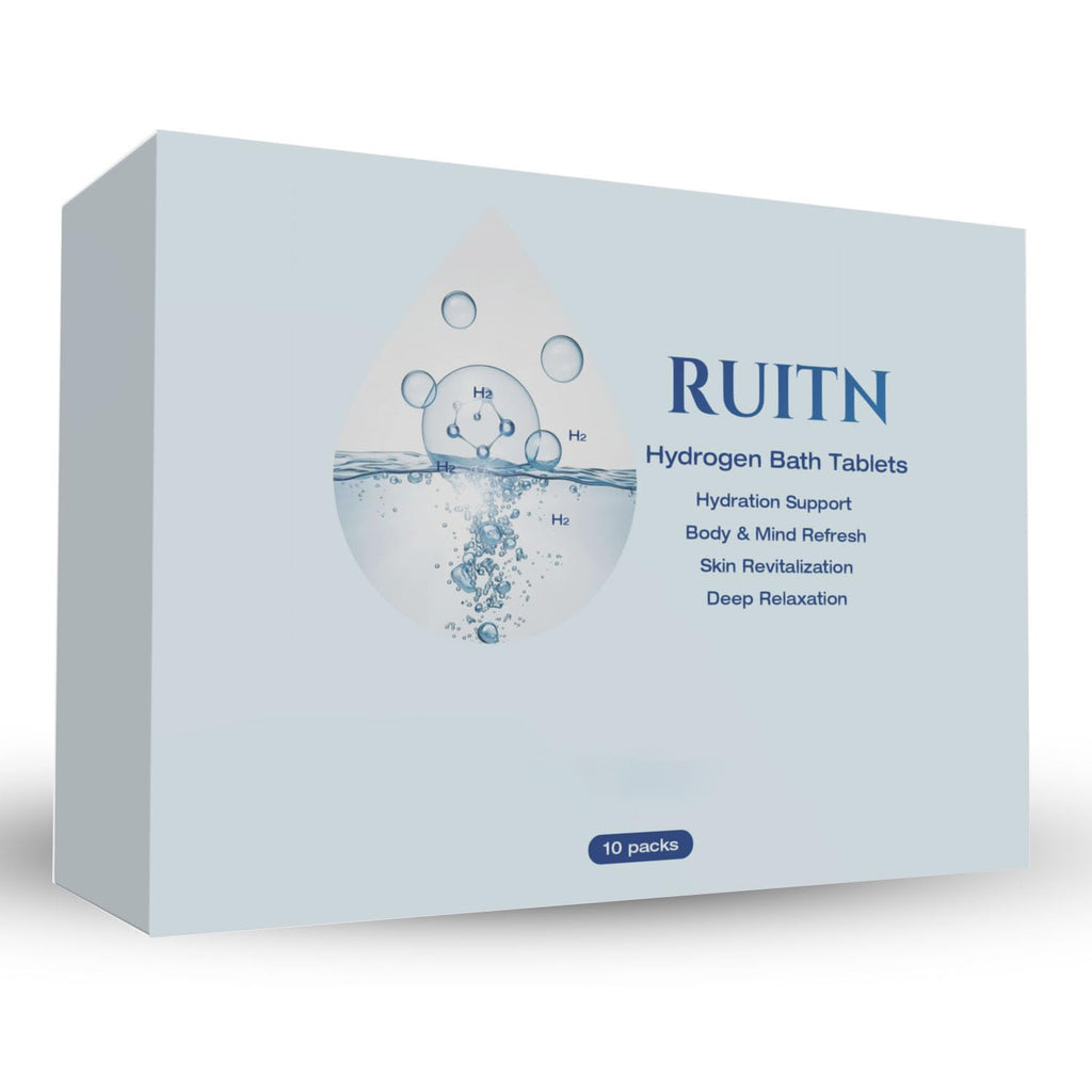 RUITN Hydrogen Bath Tablets – Spa-Quality Hydrogen Water for Bath, Foot & Face | 10 Tablets