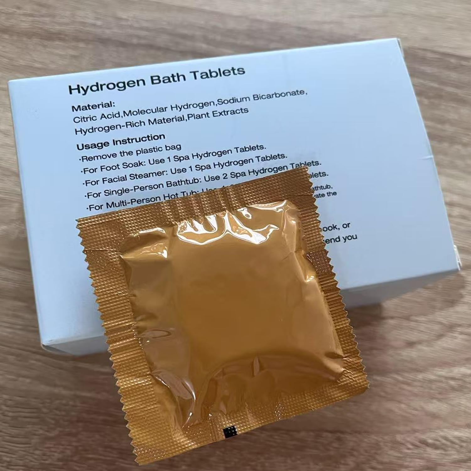 RUITN Hydrogen Bath Tablets – Spa-Quality Hydrogen Water for Bath, Foot & Face | 10 Tablets