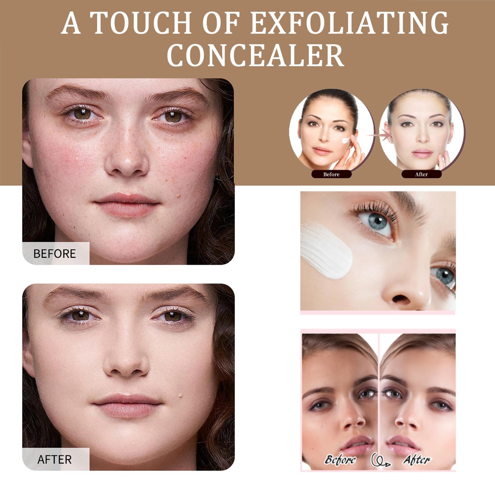Rulinal Foundation 4 in 1 – Medium Spectrum SPF 50+ Hydrating Color-Changing Foundation