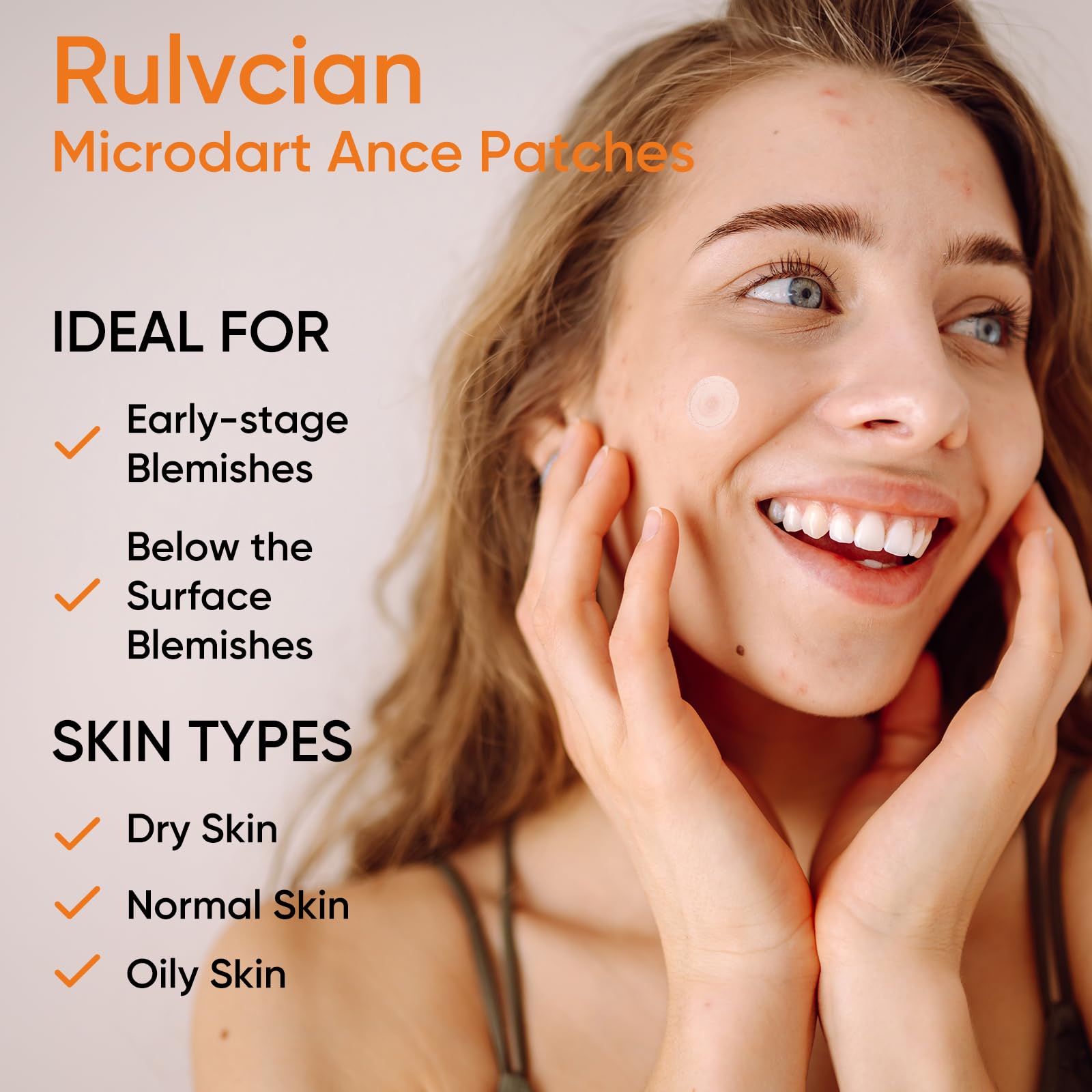 Rulvcian Microdart Acne Patches & Salicylic Acid Pimple Patches | Fast Zit Care