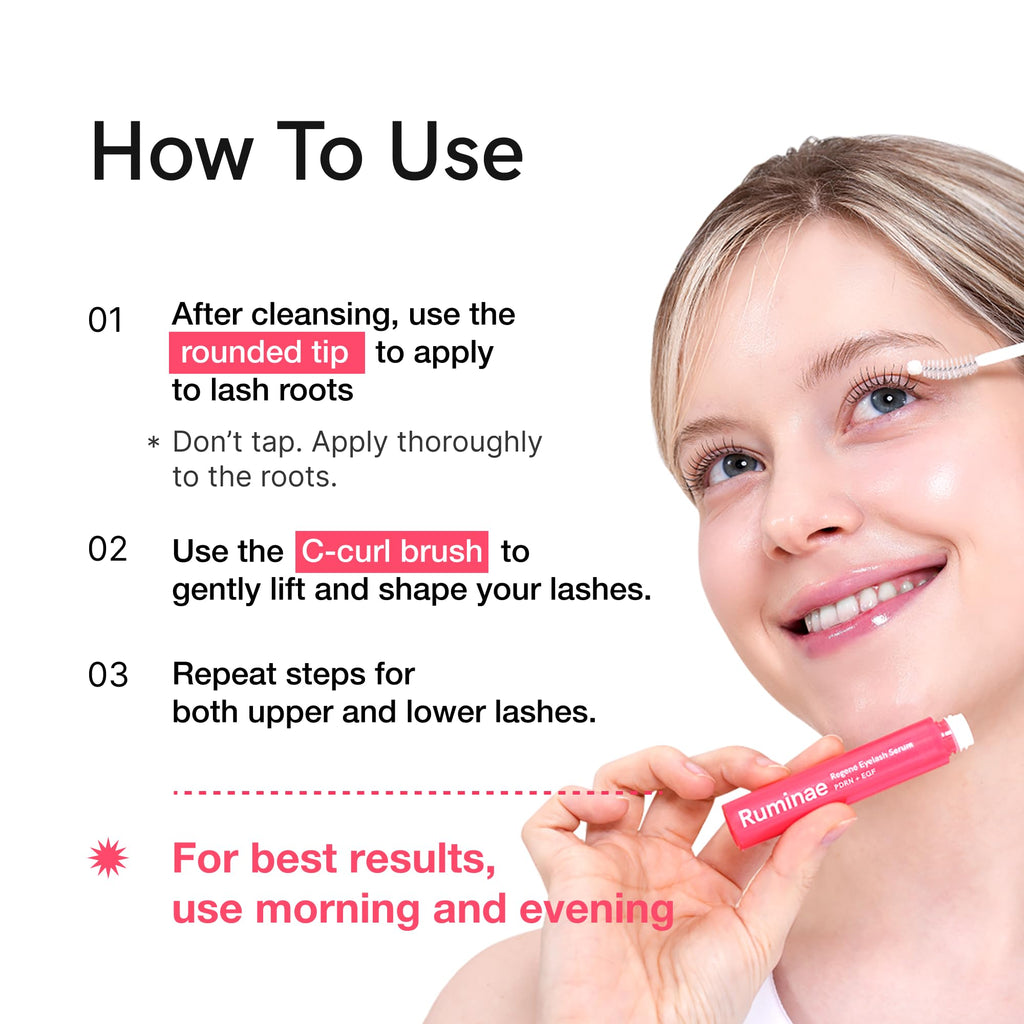 Ruminae Advanced Lash Repair Serum | PDRN & EGF Recovery, Prostaglandin-Free (0.3 oz)