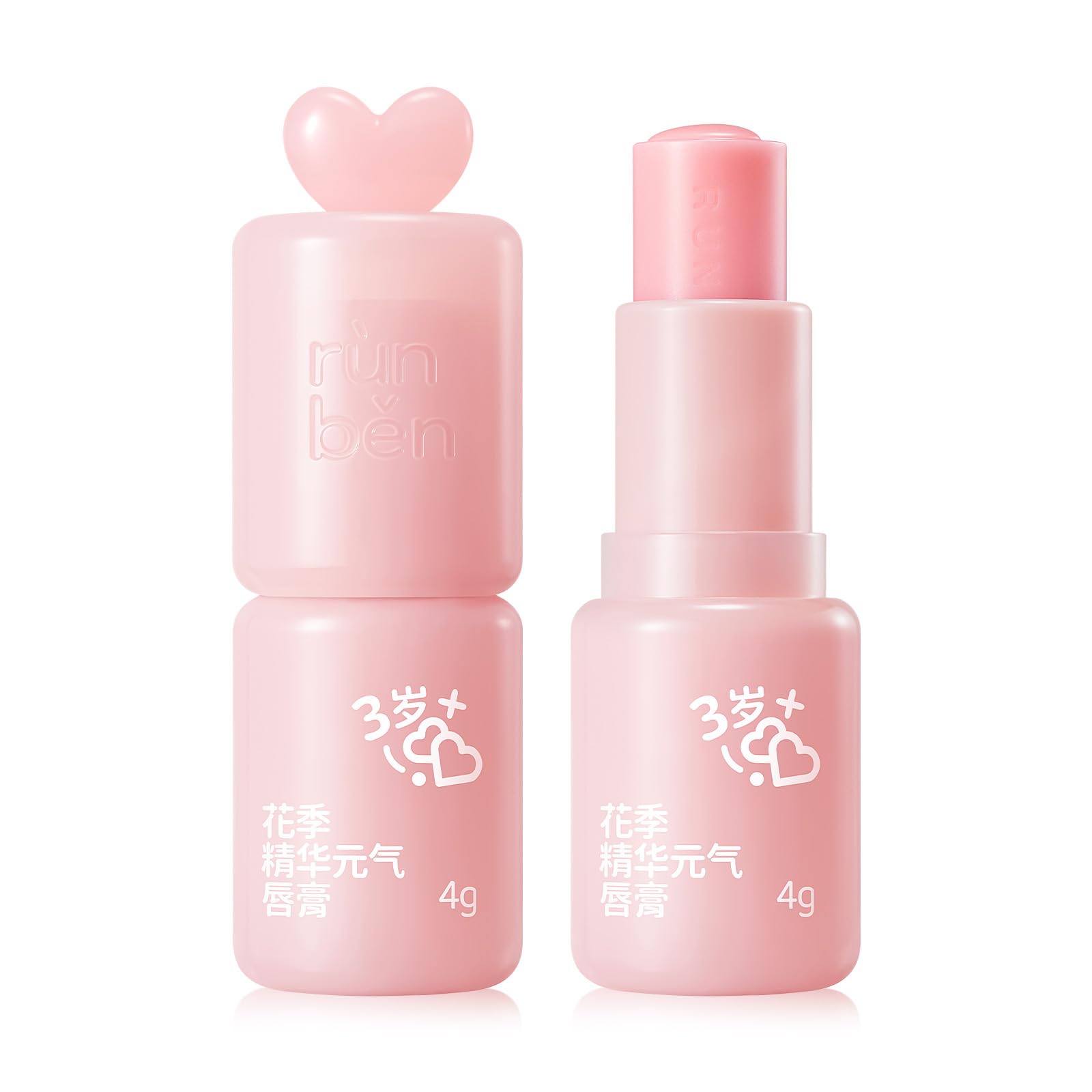 RUNBEN Color Changing Lip Balm for Kids — 24H Hydration, Non-Toxic Tint