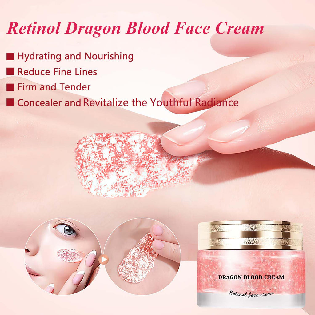 RunBuxd Dragons Blood Easy Cream – Retinol Face Cream for Firming & Nourishing (2 Pcs)