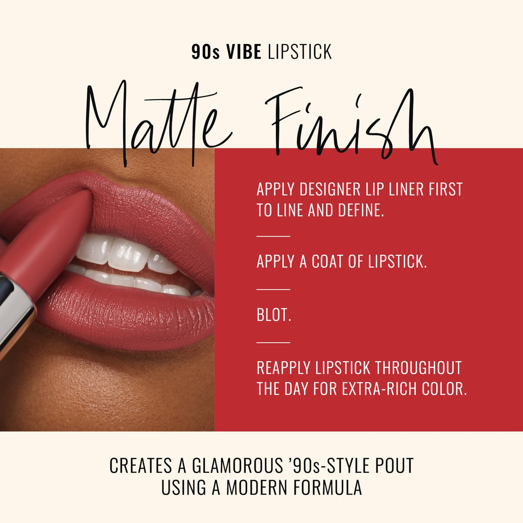 Runway Rogue 90s Vibe Lipstick – Moisturizing Matte in Soft Berry-Nude ‘Work the Crowd’