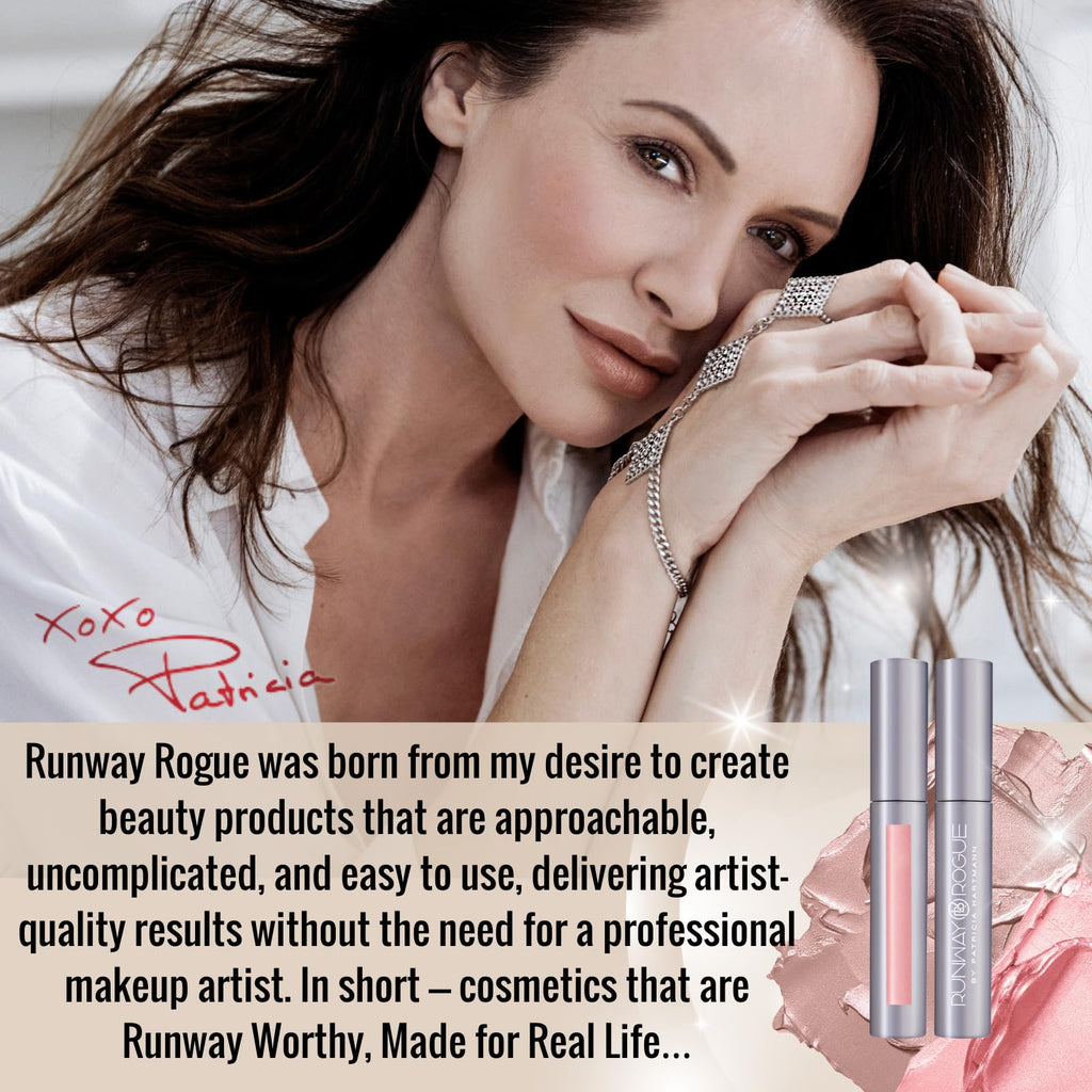 Runway Rogue Silk Glam Lipstick Call Sheet – Long-Wear Frosted Pink