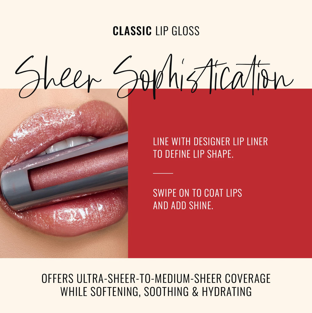 Runway Rogue Classic Lip Gloss – Chameleon, Golden-Rose Semi-Sheer Hydration