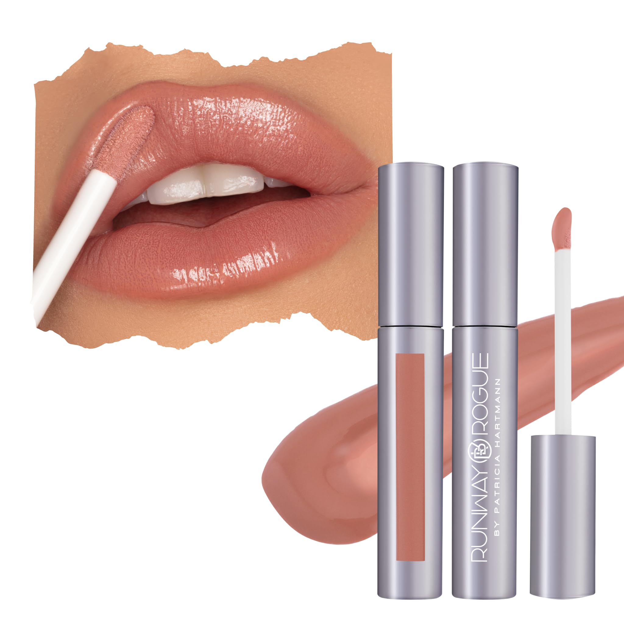 Runway Rogue Classic Lip Gloss – Nude, Hydrating & High Shine | Supermodel