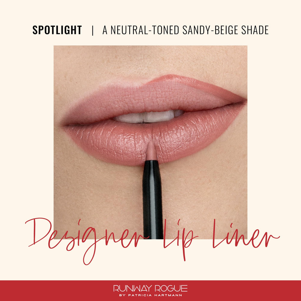 Runway Rogue Designer Liner Lip Pencil – Spotlight Matte Lip Definer & Sharpener