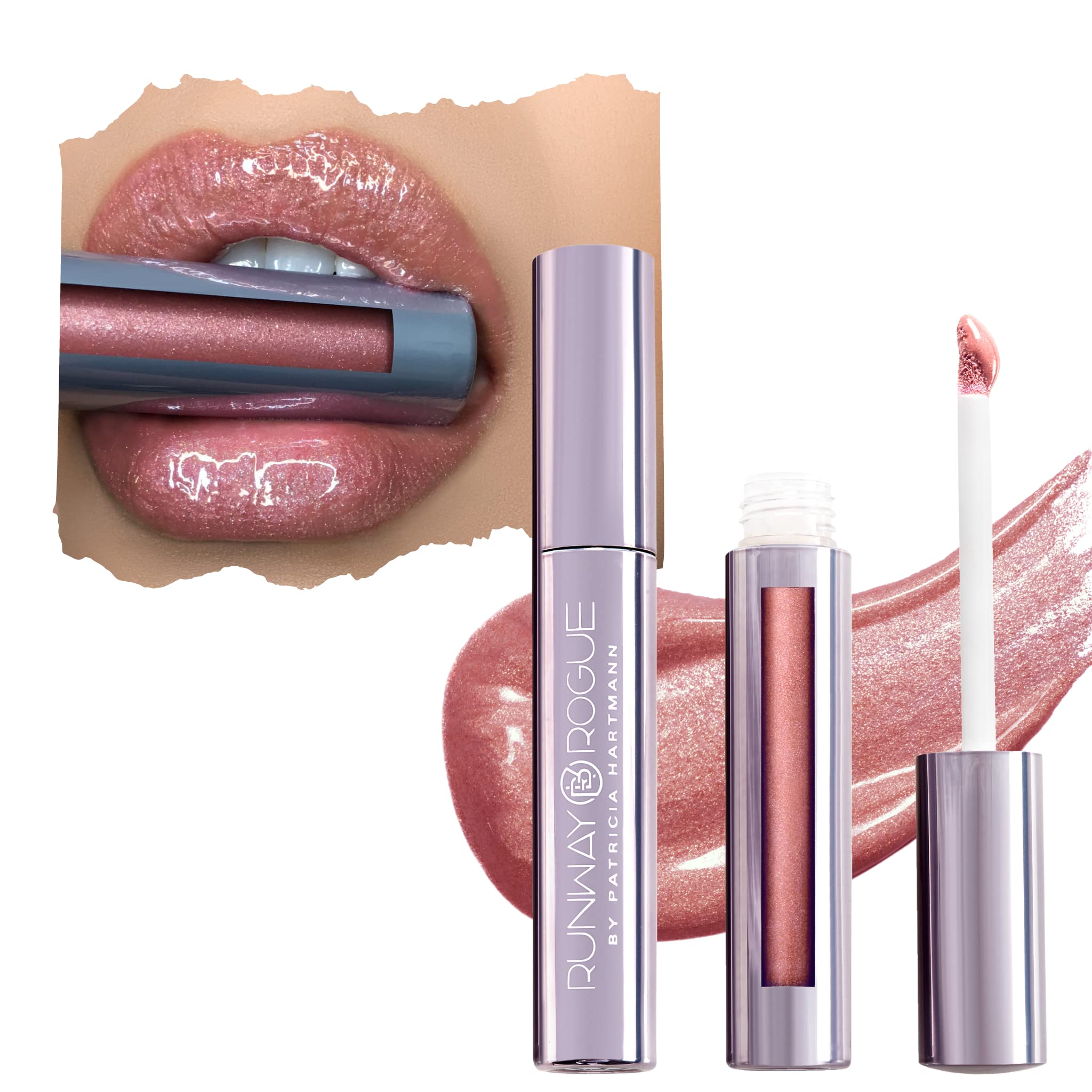 Runway Rogue LuxGloss Lip Gloss – Fashion Week Rose-Gold Shine