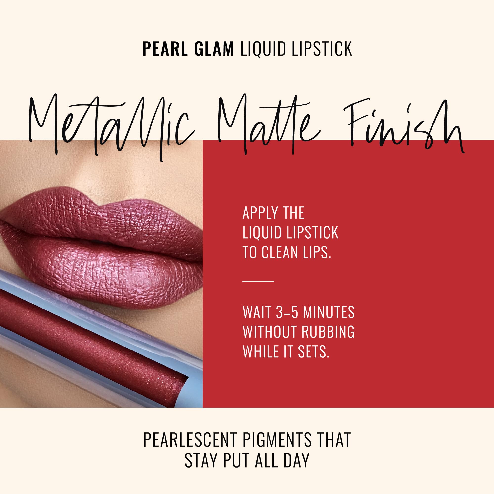 Runway Rogue Pearl Glam Long Wear Shimmer Lipstick in Callback | Metallic Earthy Berry-Bronze