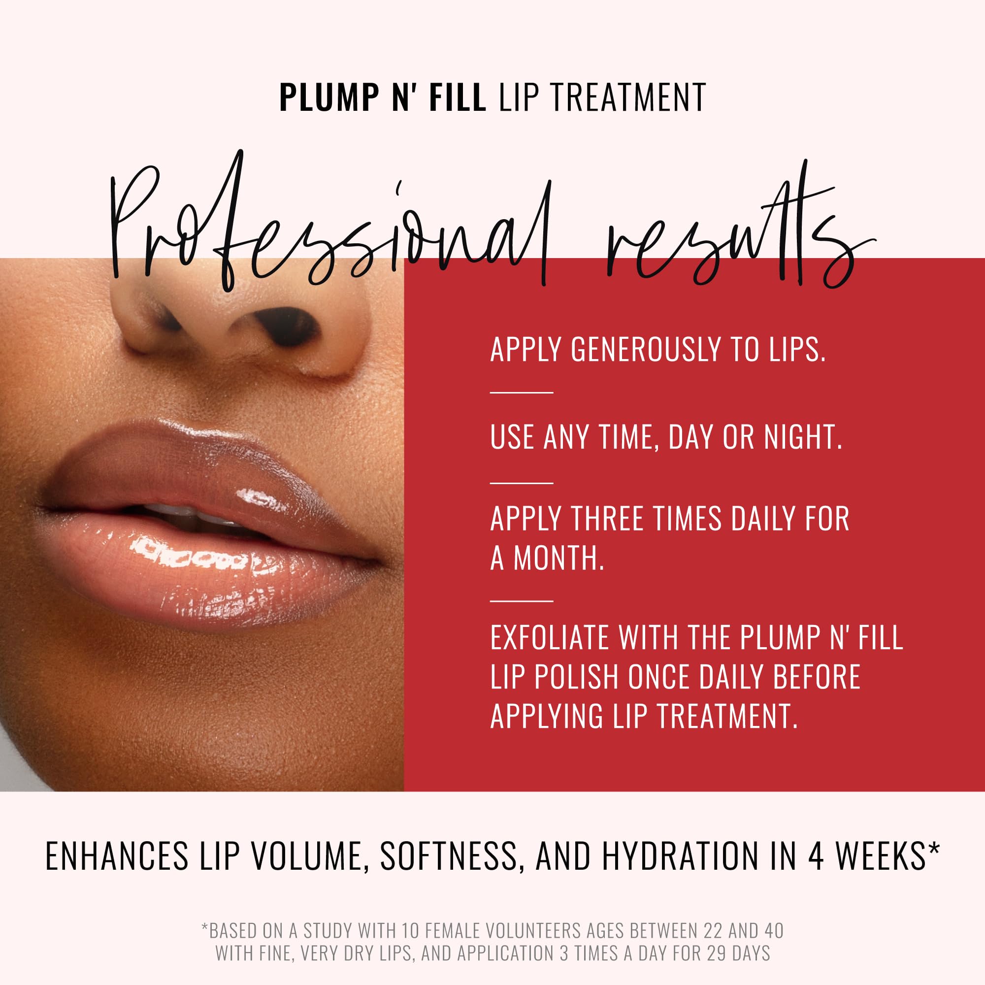 Runway Rogue Plump N' Fill Lip Treatment — Hydrating Lip Mask with Tri-Peptide Formula, 3.35 oz