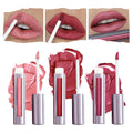 Runway Rogue Silk Glam Lip Trio – Long-Wear Frosted Lipstick (Call Sheet, Cocktail Hour, First Class)