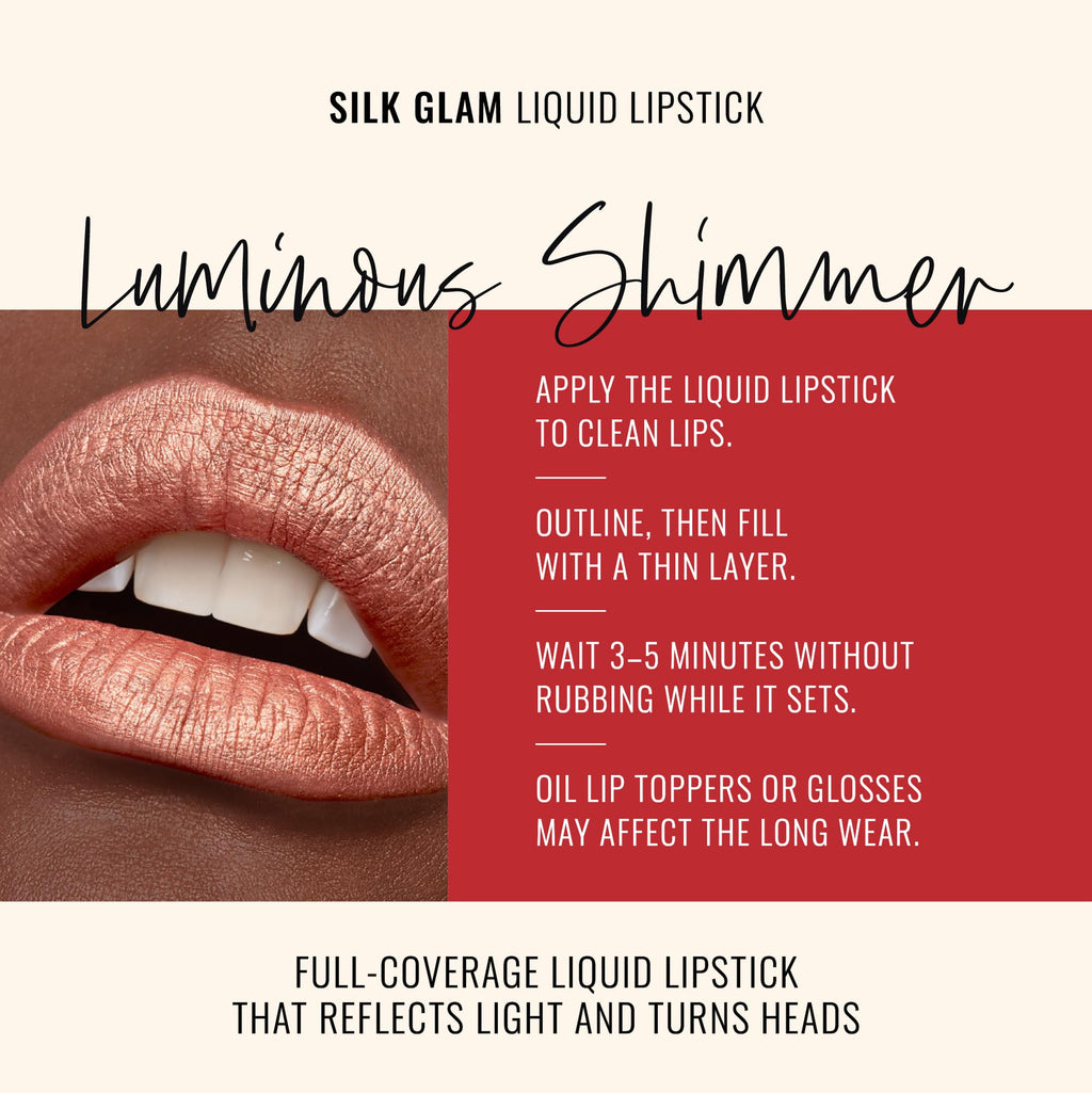 Runway Rogue Silk Glam Couture Lipstick – Long-Wear Frosted Golden-Nude