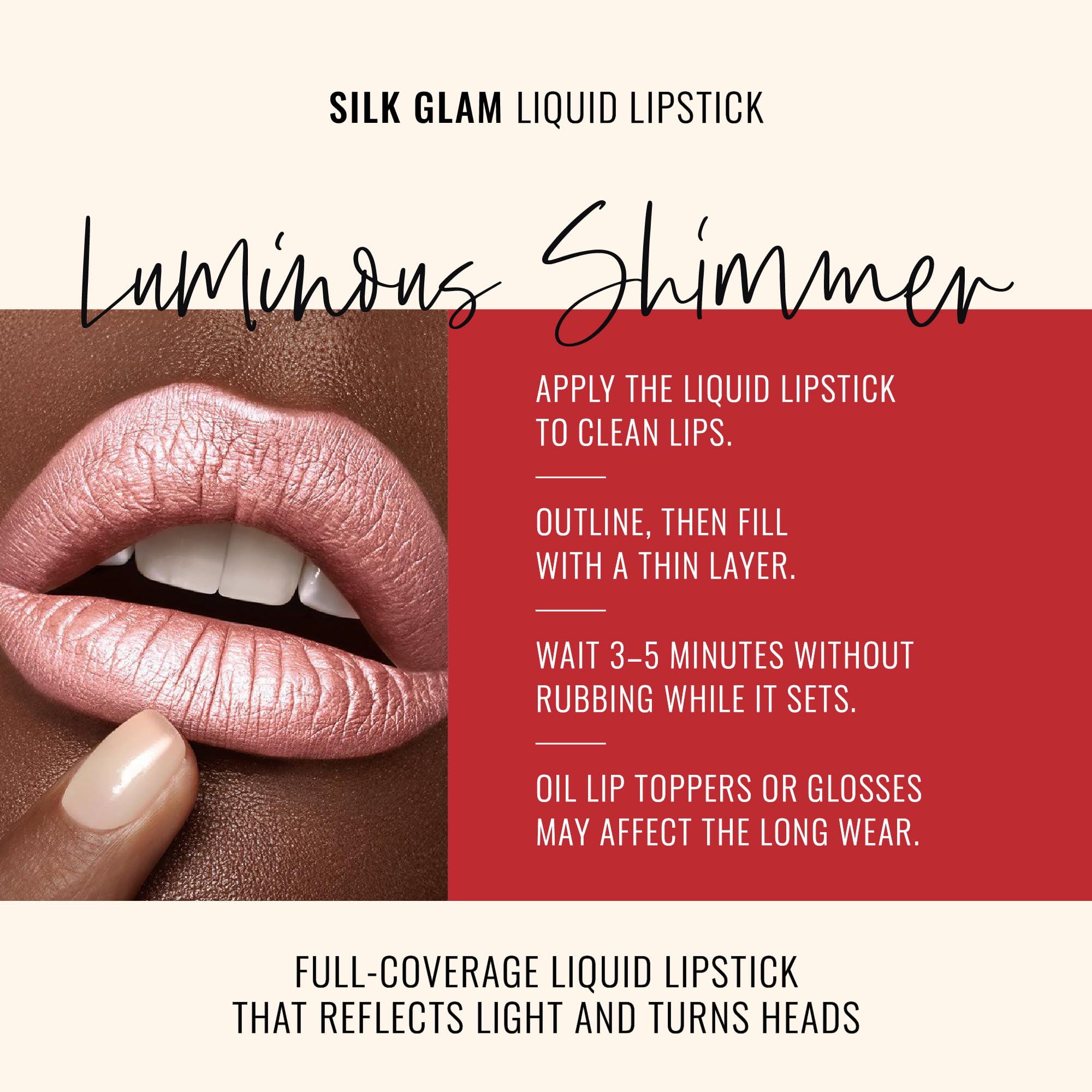 Runway Rogue Silk Glam Liquid Lipstick Trophy Wife – Long-Wear Frosted Pink