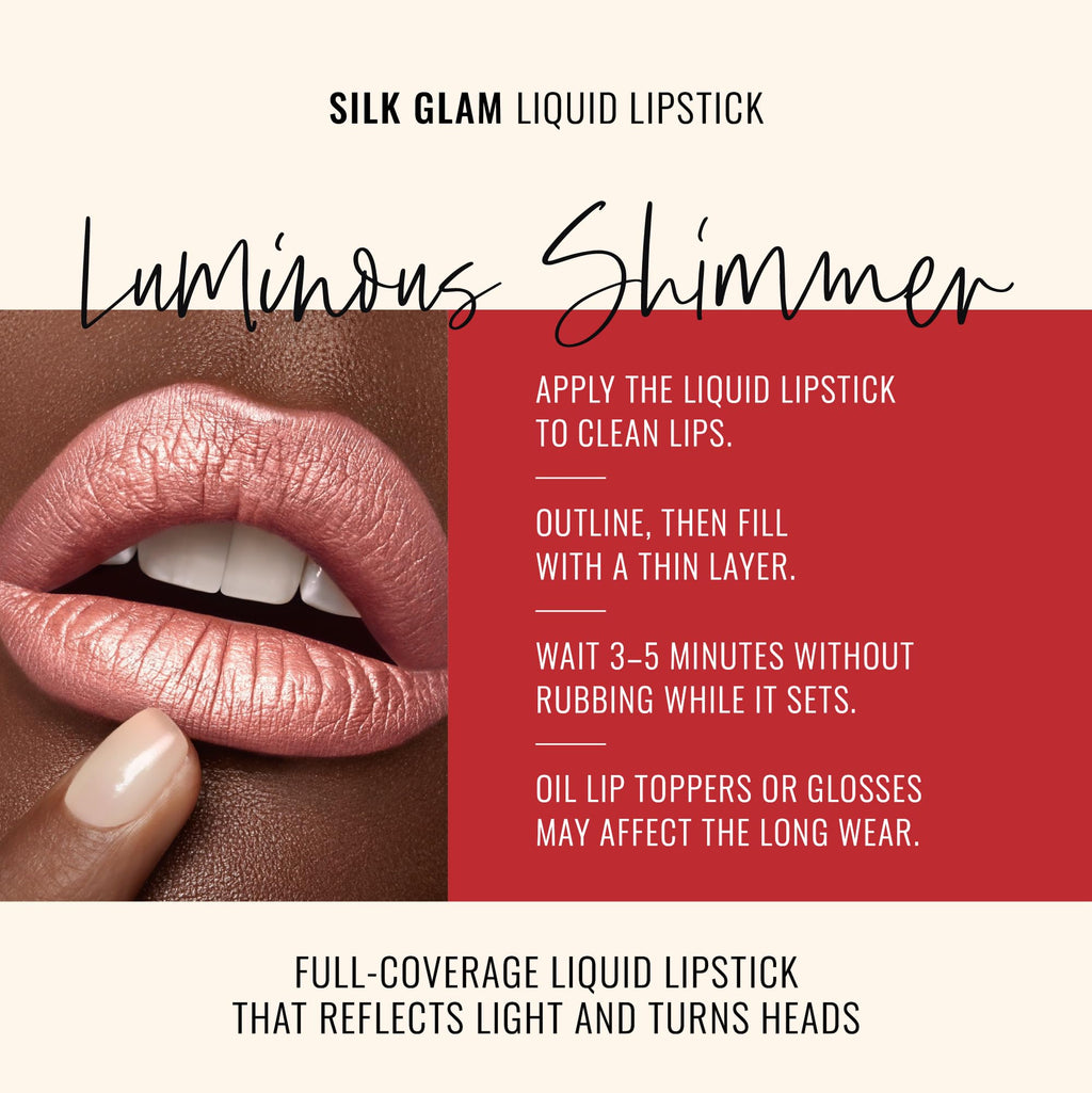 Runway Rogue Silk Glam Liquid Lipstick – Jet Set Frosted Rosy-Pink, Long-Wear