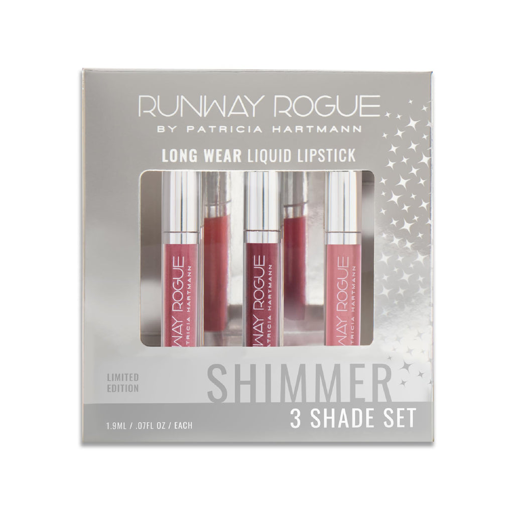 Runway Rogue Try Me x 3 Mini Long Wear Lipstick Set, Melrose Trio – Boss Babe, Call Back, Trophy Wife