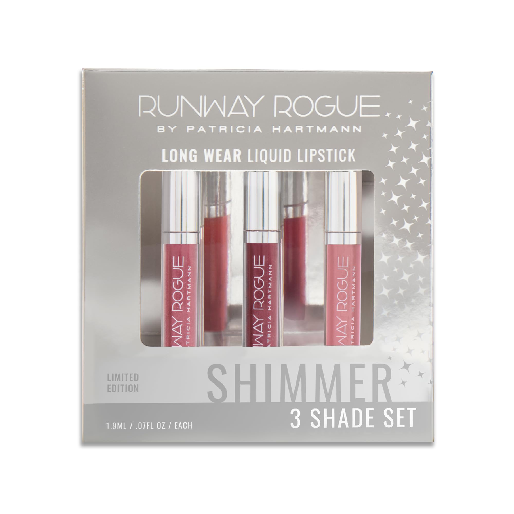 Runway Rogue Try Me x 3 Mini Long Wear Lipstick Set, Melrose Trio – Boss Babe, Call Back, Trophy Wife