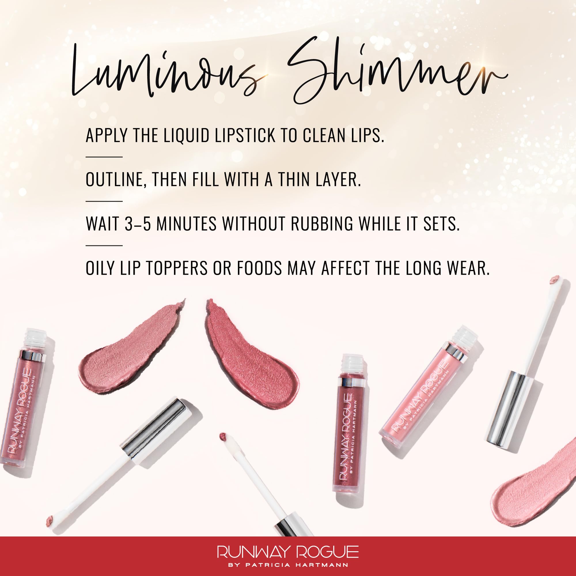 Runway Rogue Try Me x 3 Mini Long Wear Lipstick Set, Melrose Trio – Boss Babe, Call Back, Trophy Wife