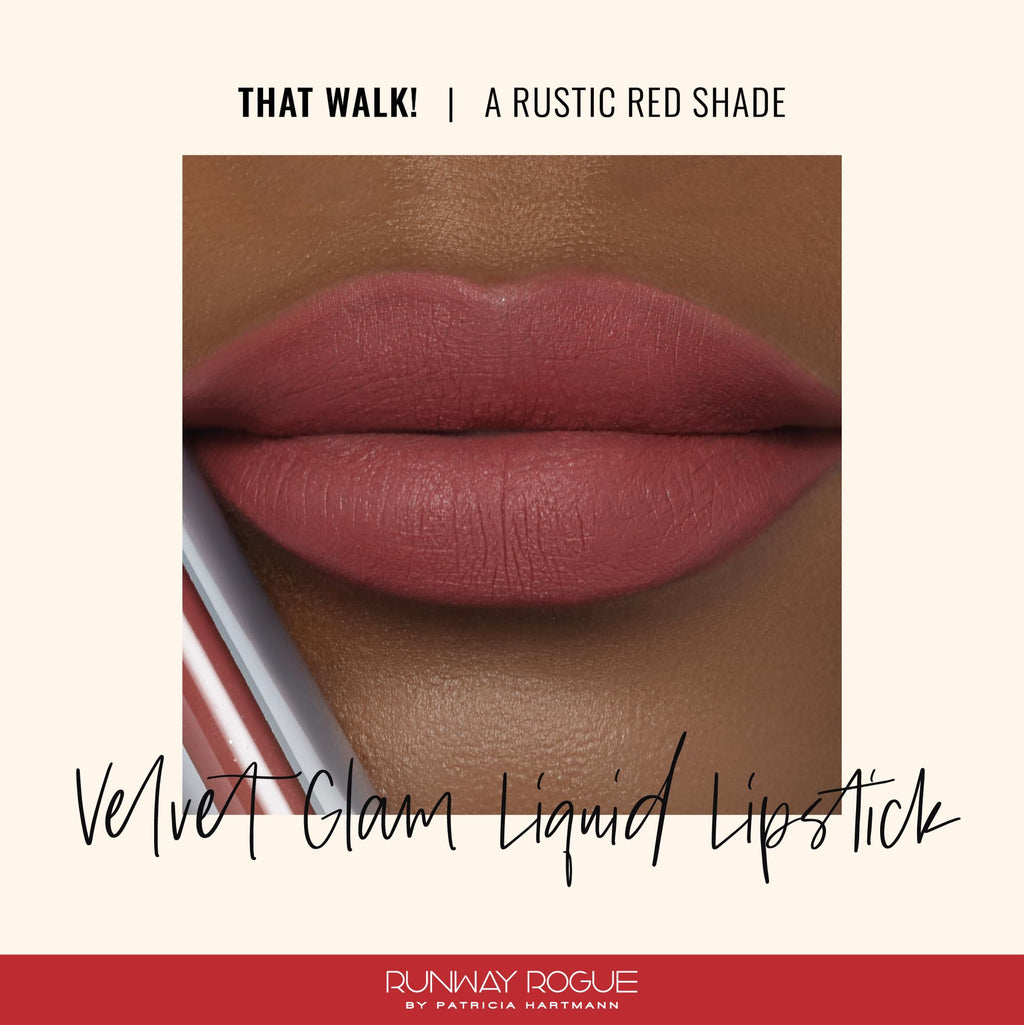 Runway Rogue Velvet Glam Lipstick That Walk! – Rustic Red